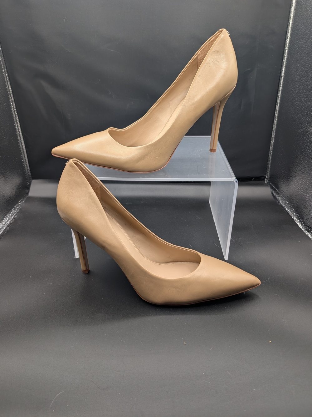 Women's Pointed Toe Stiletto Pumps - Nude